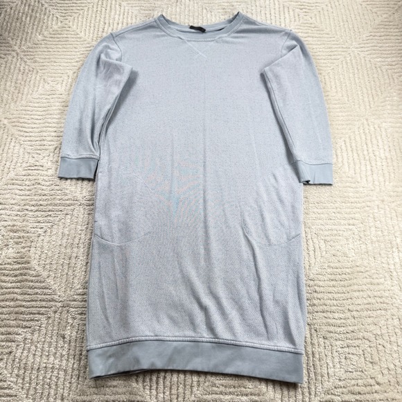 ATM Anthony Thomas Melillo Dresses & Skirts - ATM Anthony Thomas Melillo Dress Womens S Blue Hemp Tencel Athleisure Cozy Luxe